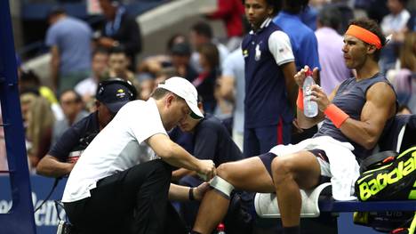 Tennis: Rafael Nadal sagt auch für Asien-Tour ab, Rafael Nadal gab bei den US Open im Halbfinale verletzt auf