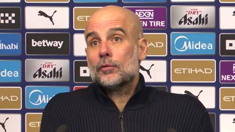 Pep Guardiola setzt sich dafür ein, dass Marc Guéhi im Carabao-Cup-Finale spielen darf. Der Trainer von Manchester City bezeichnet das als „reine Logik“.