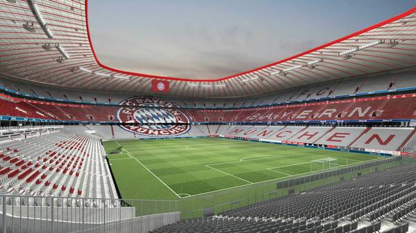 Die Allianz Arena präsentiert sich ab der neuen Saison in neuem Gewand