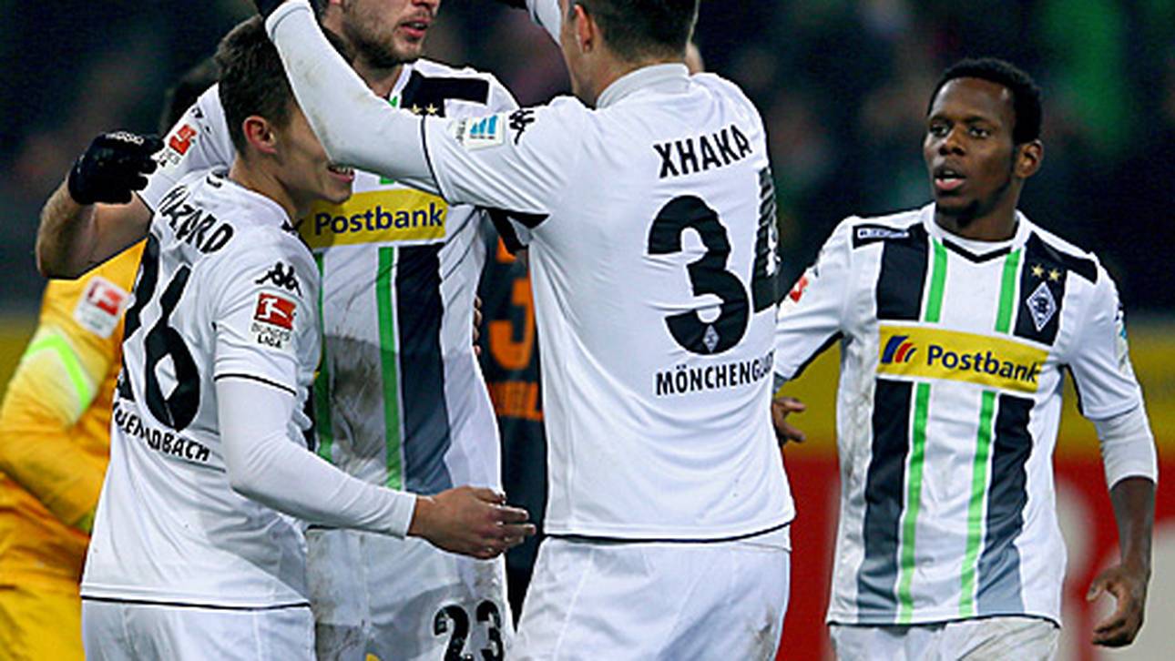Gladbach schießt sich auf Platz drei