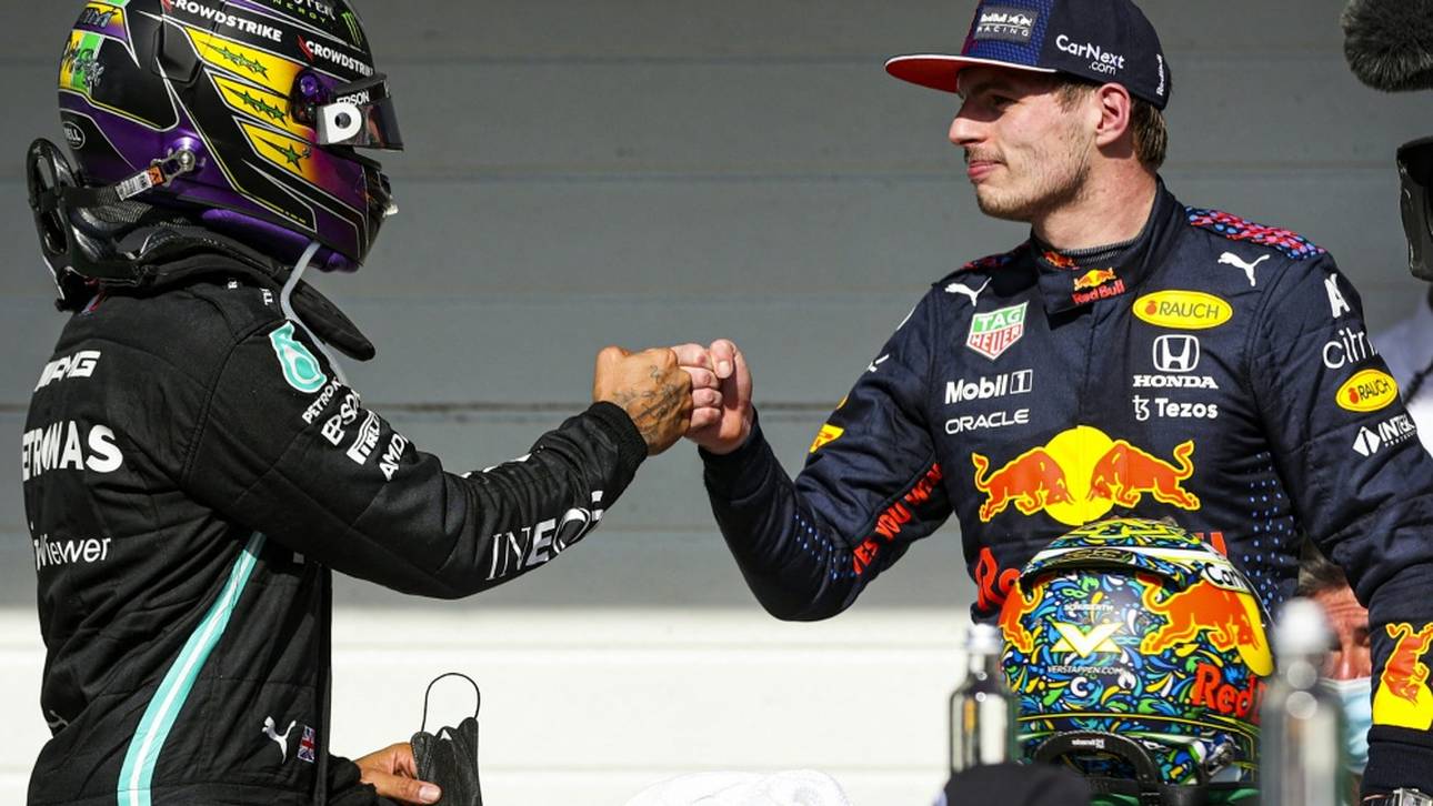 Der Zweikampf Hamilton-Verstappen in Zeitraffer