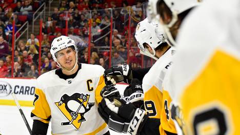 Sidney Crosby hat mit den Pittsburgh Penguins den Spitzenreiter in der NHL besiegt