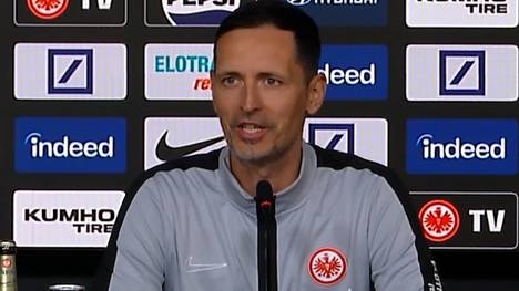 Verlässt Omar Marmoush Eintracht Frankfurt in den nächsten Stunden gen Manchester? SGE-Coach Dino Toppmöller erklärt, wie er derzeit plant.