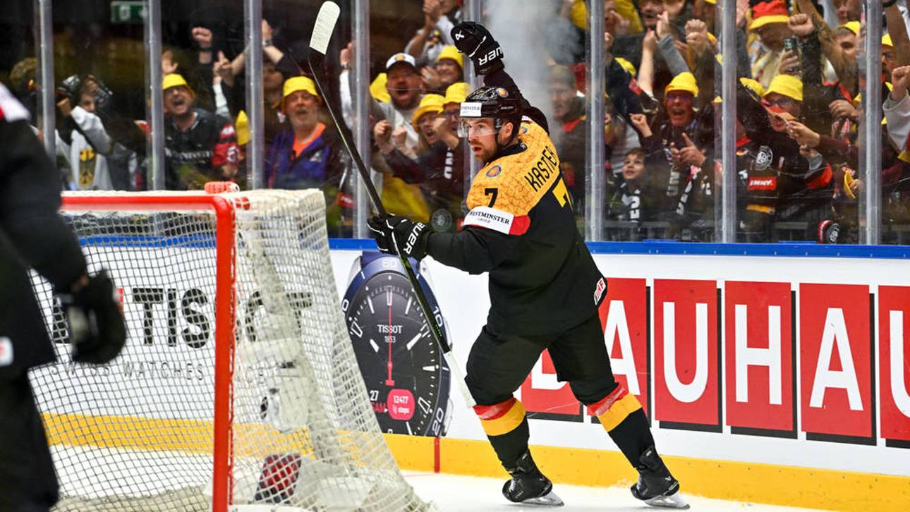 Maximilian Kastner erzielte den ersten Treffer für das DEB-Team