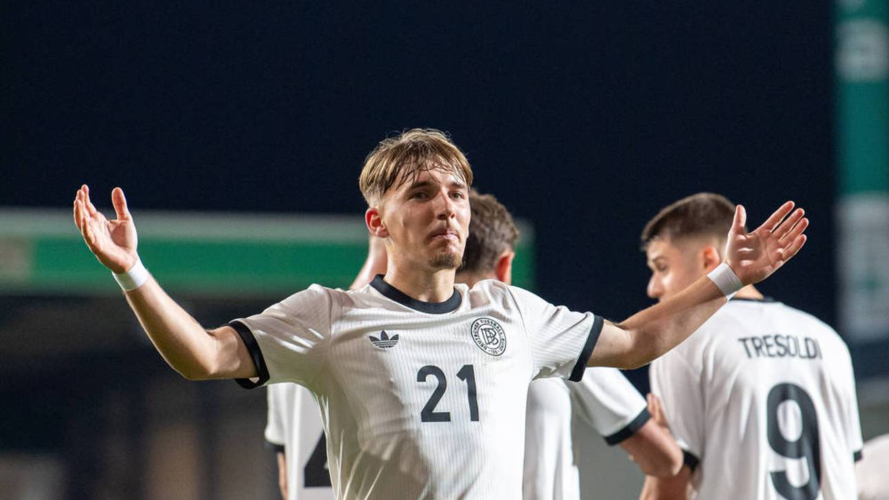 Lennart Karl gab zuletzt sein Debüt für die deutsche U21