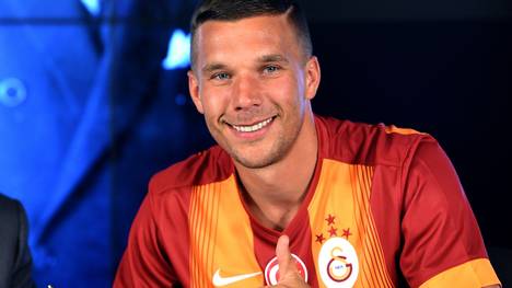 Lukas Podolski wechselte vom FC Arsenal zu Galatasaray Istanbul