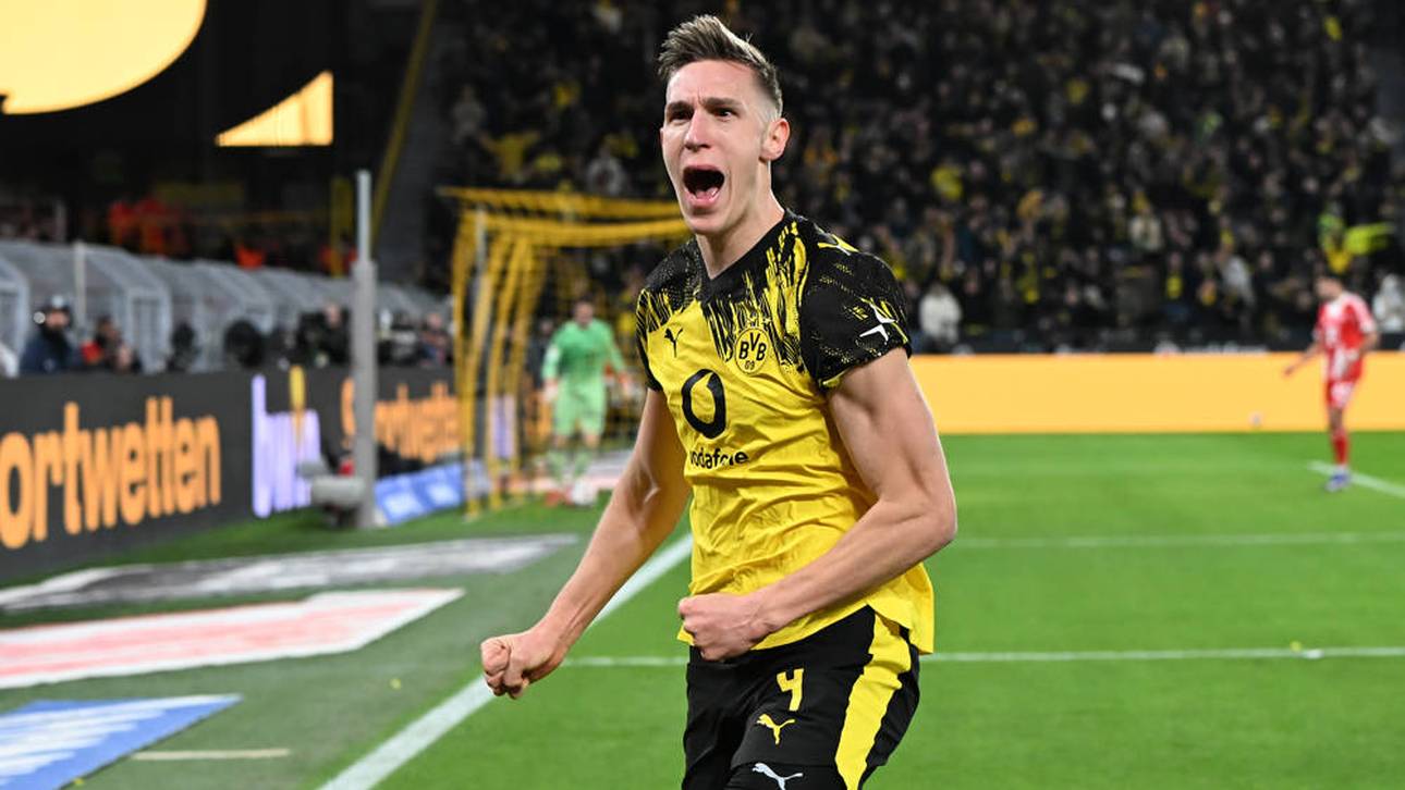 Nico Schlotterbeck bejubelt die 1:0-Führung