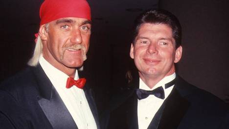 Vince McMahon im Jahr 1993 mit seinem damals noch größten Star Hulk Hogan