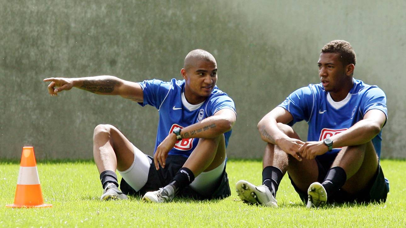 Kevin-Prince (l.) und Jerome Boateng entstammen beide aus der Jugend von Hertha BSC