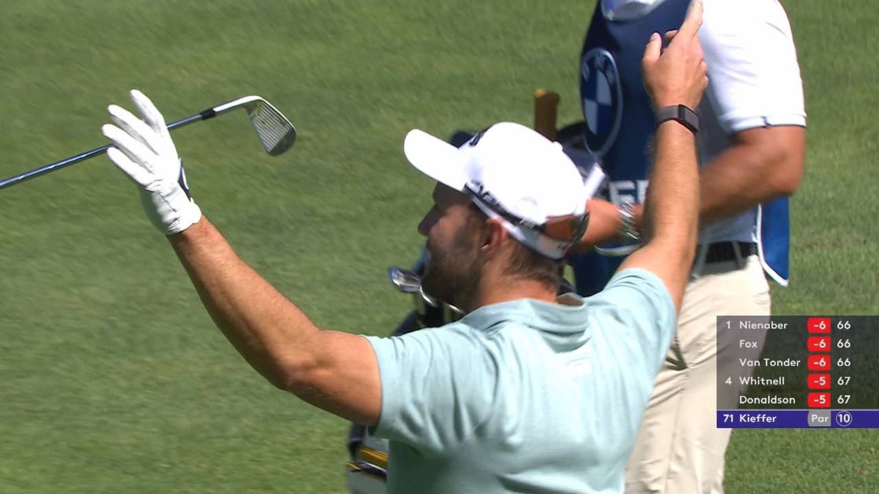 Maximilian Kieffer mit Albatros bei den BMW International Open