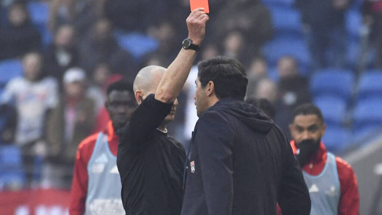 Paulo Fonseca sah nach einem Ausraster Rot