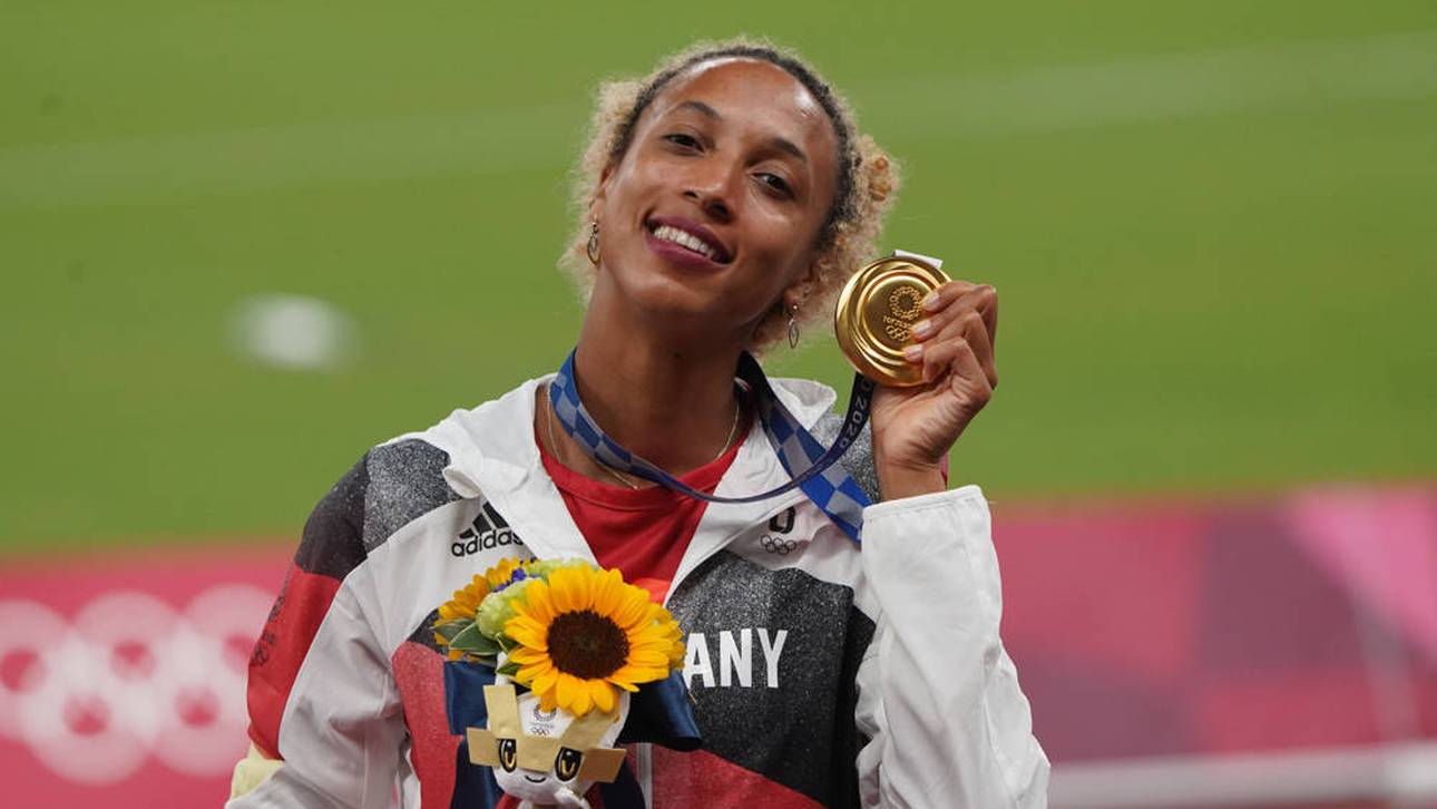 Malaika Mihambo wurde 2021 in Tokio Olympiasiegerin