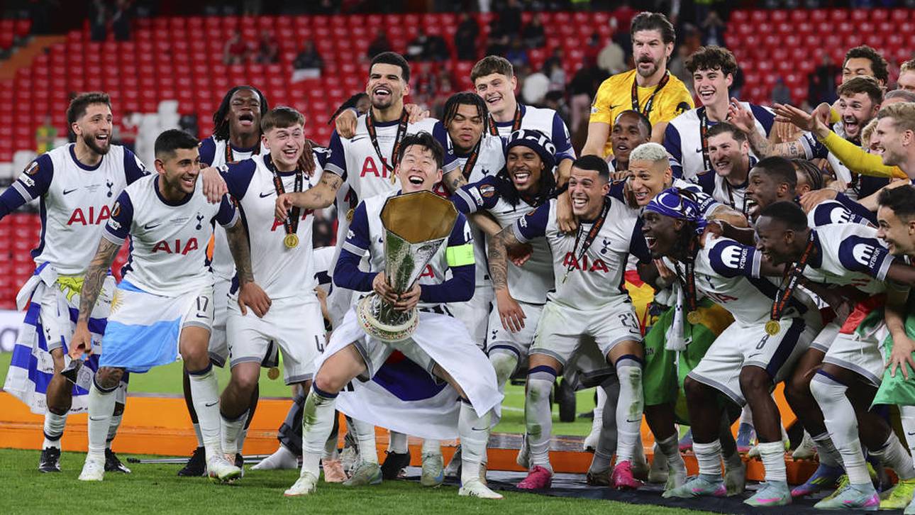 2025 gewann Tottenham die Europa League - von dem Erfolg ist nichts geblieben