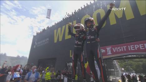 Thierry Neuville gewinnt auf der legendären Formel-1-Strecke in Spa seine Heim-Rallye in Belgien. Am Freitag und Samstag sorgen zwei Piloten für Schrecksekunden.
