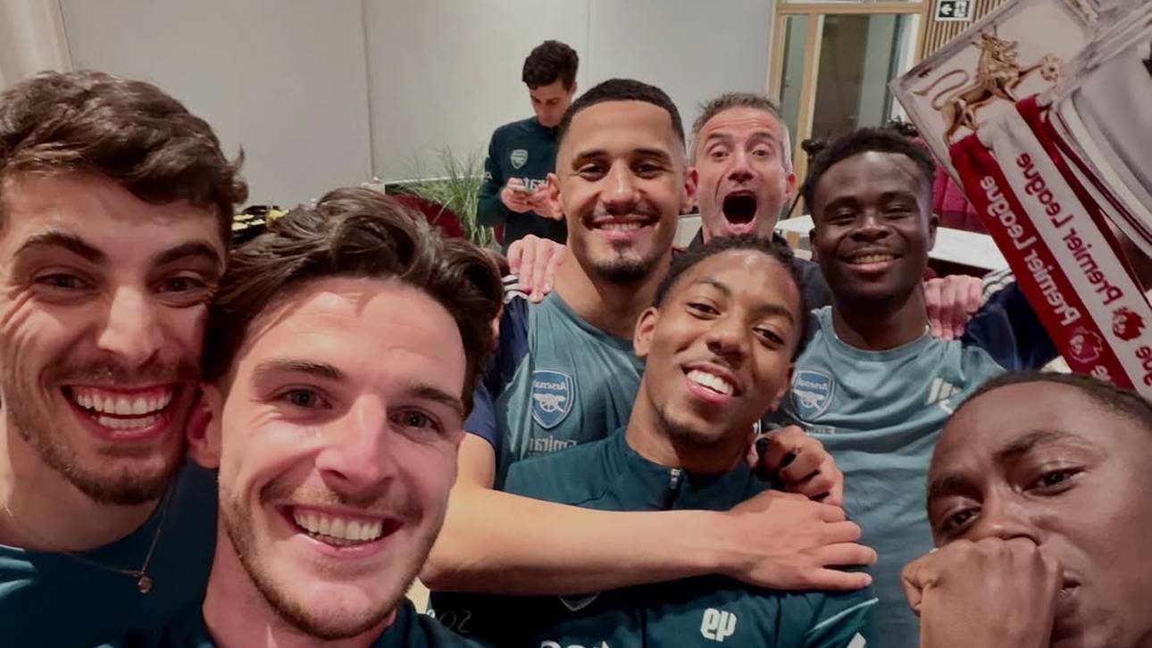Völlige Ekstase bei Arsenal