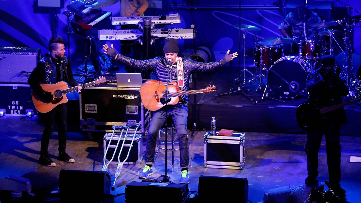 Immerhin hatte es in Vail am Dienstag schon ein bisschen was zu feiern gegeben: Michael Franti & Spearhead traten bei der Siegerehrung des Super-Gs der Frauen auf.