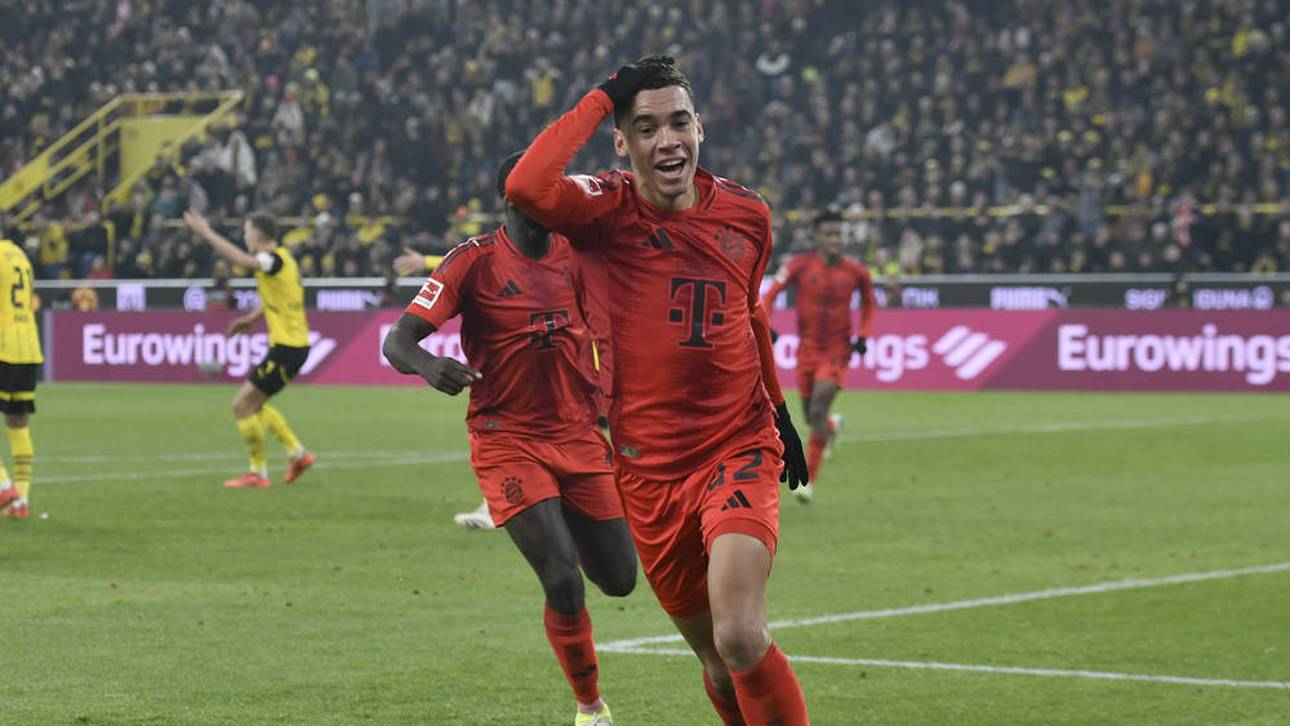 Jamal Musiala erzielte erneut mit dem Kopf den Ausgleich für den FC Bayern 