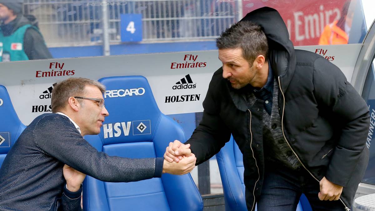 Neuer Trainer wird Joe Zinnbauer (r.), der von der eigenen U23 hochgezogen wird. Dazu wird Peter Knäbel (l.) als Direktor Profi-Fußball installiert