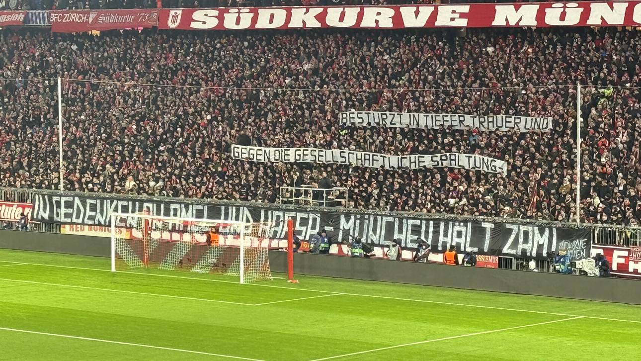 Schweigeminute vor Bayern-Spiel