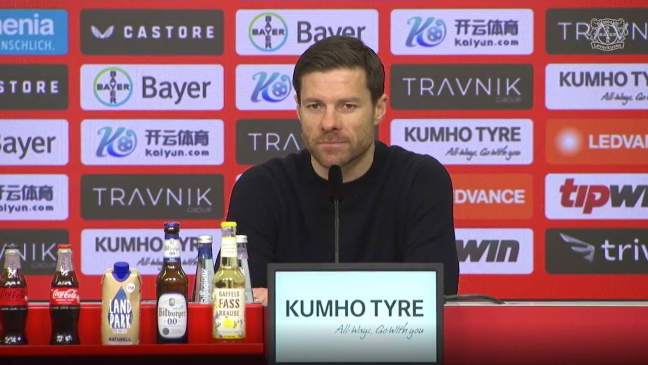 Bayer 04 Leverkusen: Trainer Xabi Alsonso nach Sieg gegen Hertha BSC
