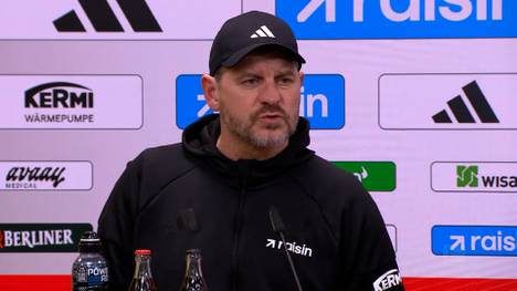 Die Offensivabteilung von Union Berlin stand zuletzt stark in der Kritik. Gegen Leipzig gelingen den Köpenickern dann drei Stürmertore. Entsprechend erleichtert ist Trainer Steffen Baumgart - auch wenn seine Miene nicht danach aussieht.