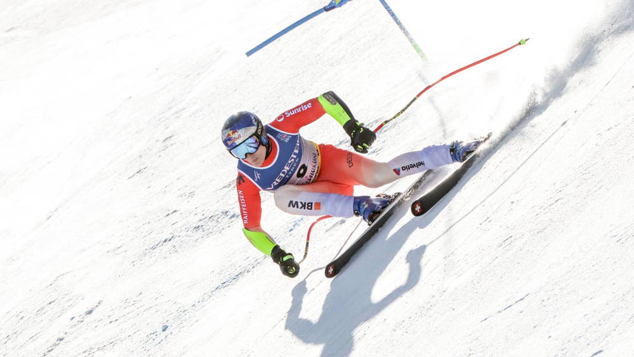 Marco Odermatt ist im Super-G zum WM-Titel gerast