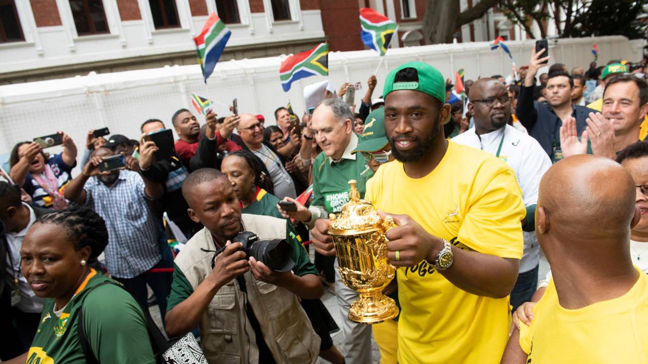 Rugby-Weltmeister feiern historisch