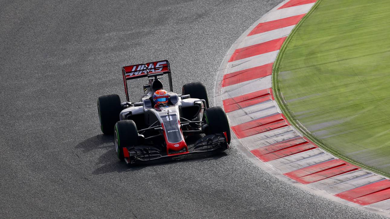 Grosjean verliert Flügel bei 320 km/h