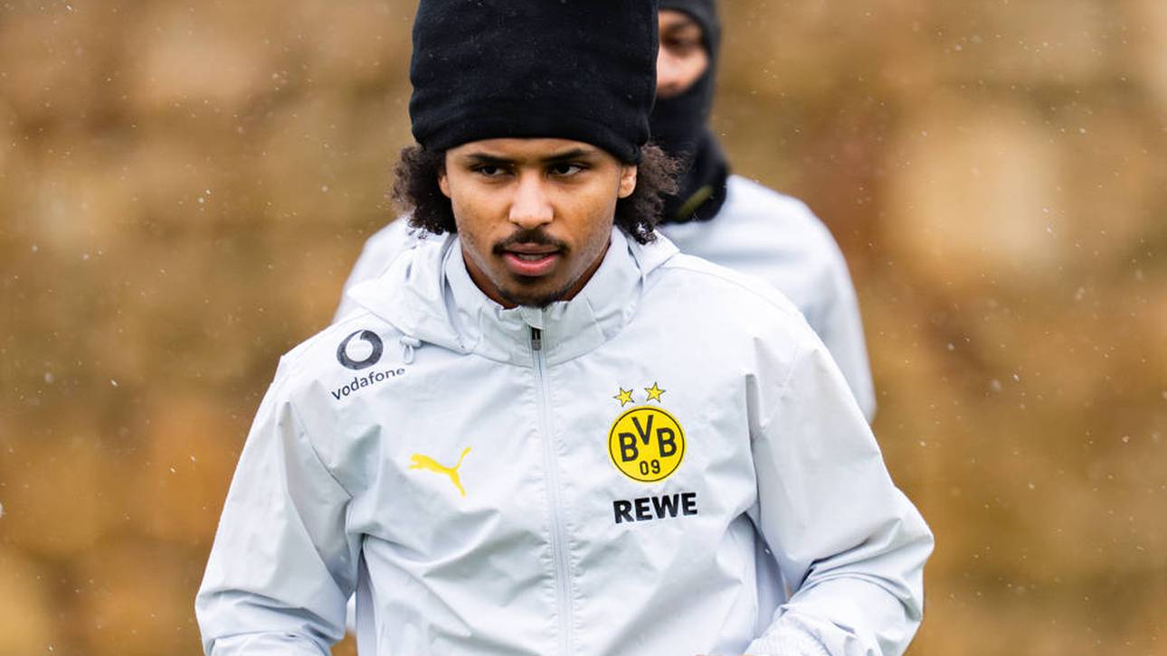 Karim Adeyemi im BVB-Trainingslager in Marbella