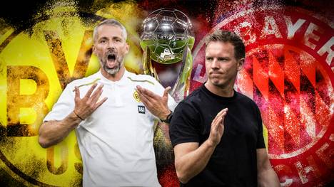 Vor dem Supercup ist der BVB bestens in Form, während sich der FC Bayern unter Julian Nagelsmann schwertut. Folgt heute der Machtwechsel im deutschen Fußball?