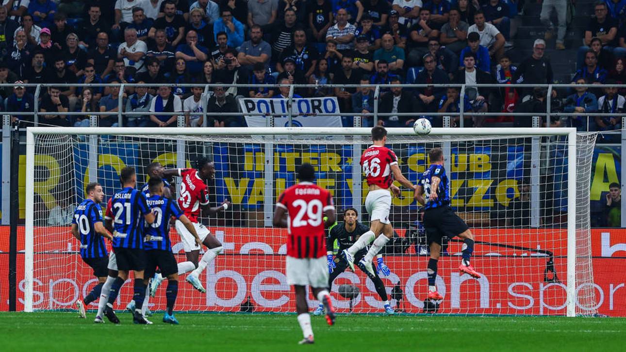 Matteo Gabbia avanciert mit seinem 2:1-Siegtor zum Derby-Helden