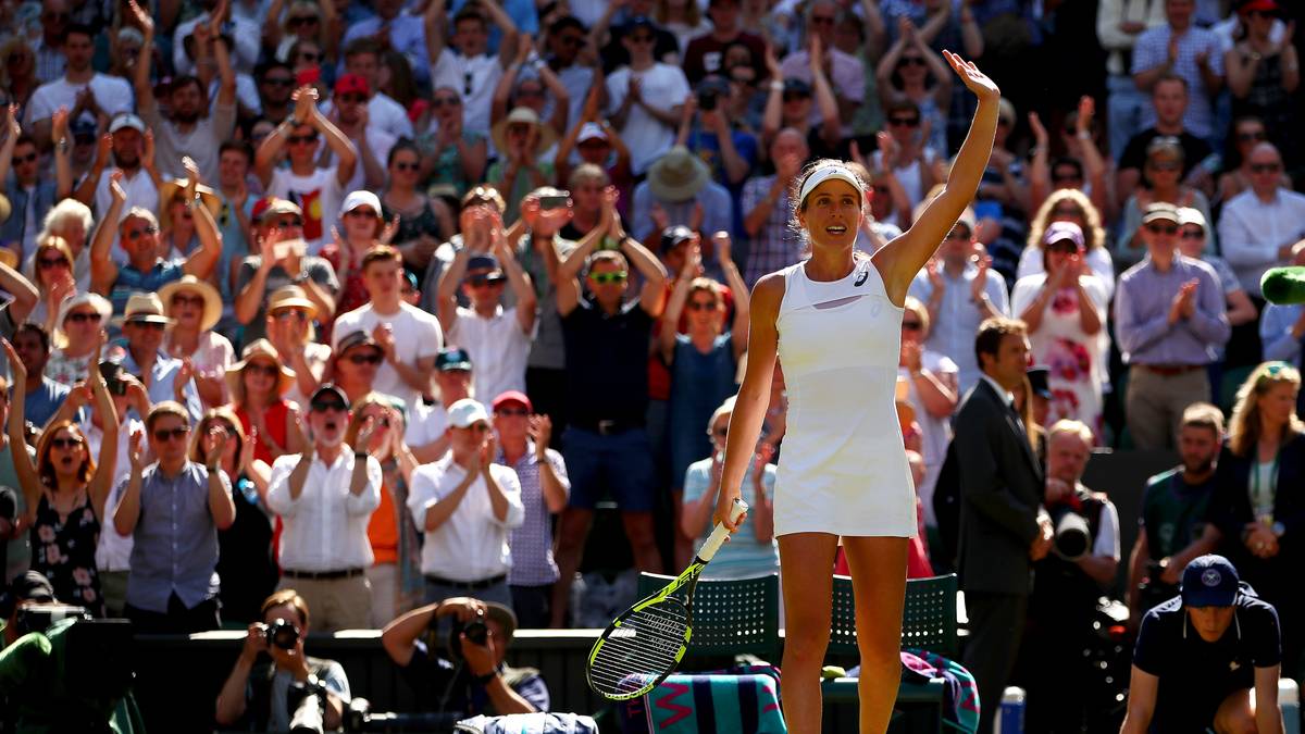 Auch Johanna Konta begeistert ihre Landsleute