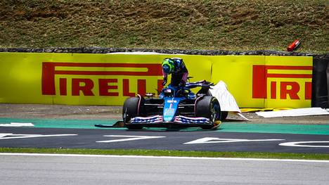 Esteban Ocon kollidierte im Sprint-Shootout mit Fernando Alonso