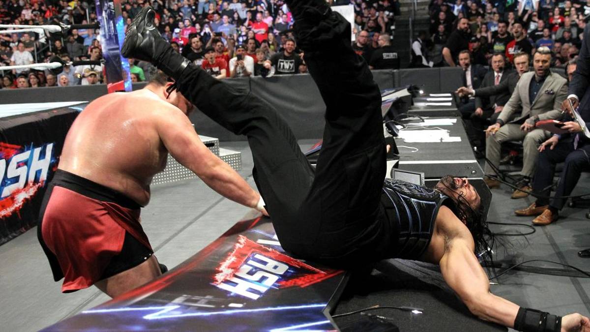 Bei WWE Backlash 2018 enttäuschte das Duell zwischen Samoe Joe (l.) und Samoa Joe die Fans