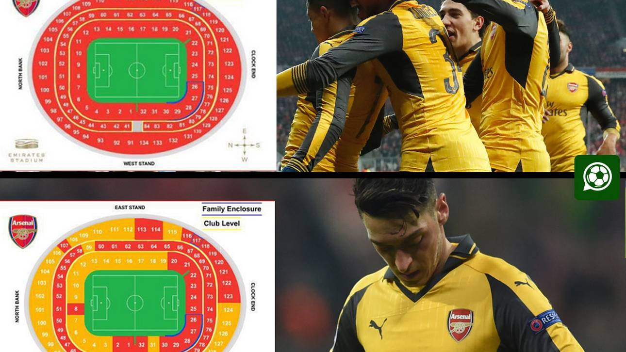 Arsenal-Fans geben Karten ab