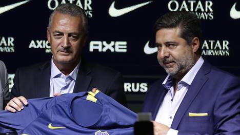 Gustavo Alfaro (l.) ist neuer Trainer von Boca Juniors
