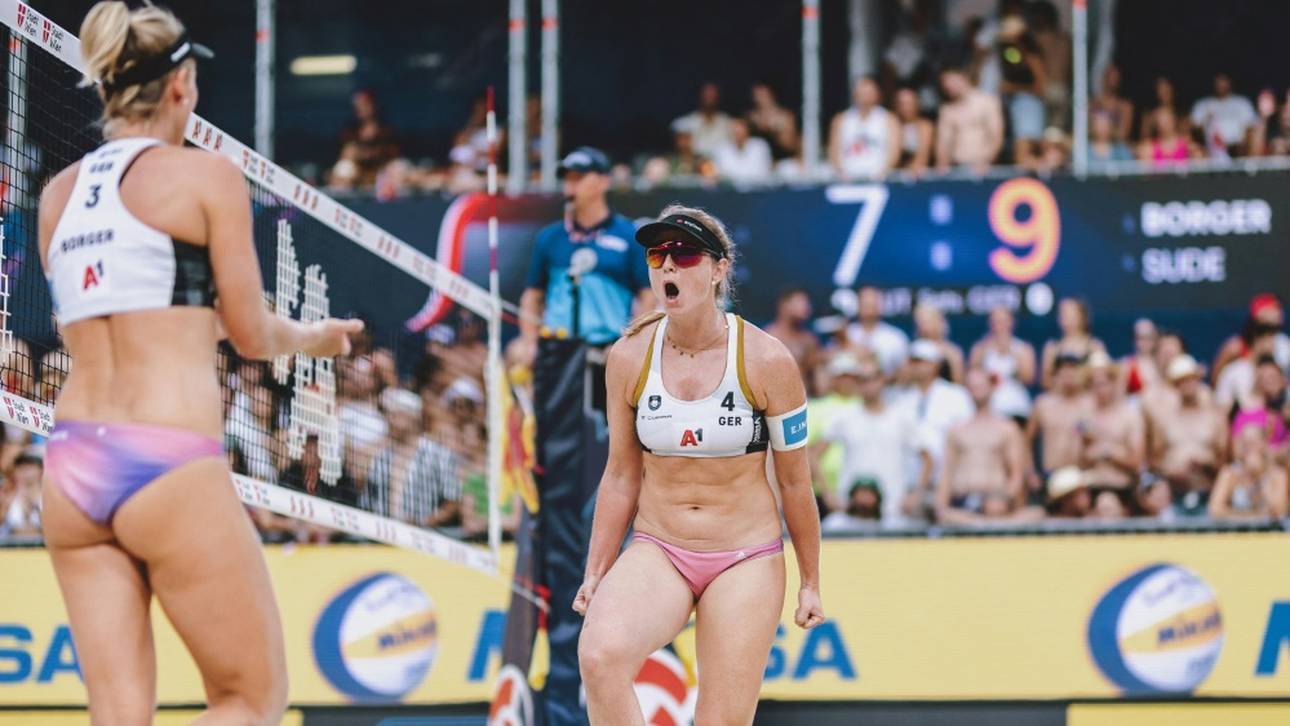Beachvolleyball-EM: Borger/Sude scheitern im Viertelfinale