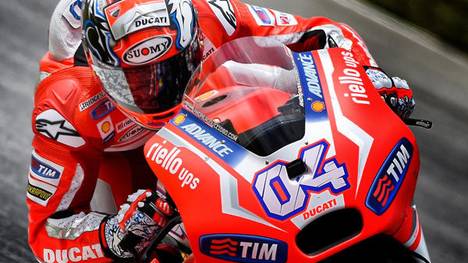 Andrea Dovizioso ärgert mit der Ducati Desmosedici GP14.3 Honda und Yamaha