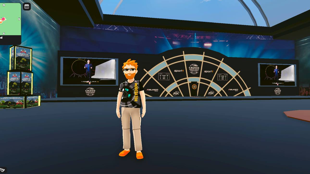 „Ally Pally”-Feeling im „Decentraland“: SPORT1 und 42Meta bringen die Darts-WM ins Metaverse