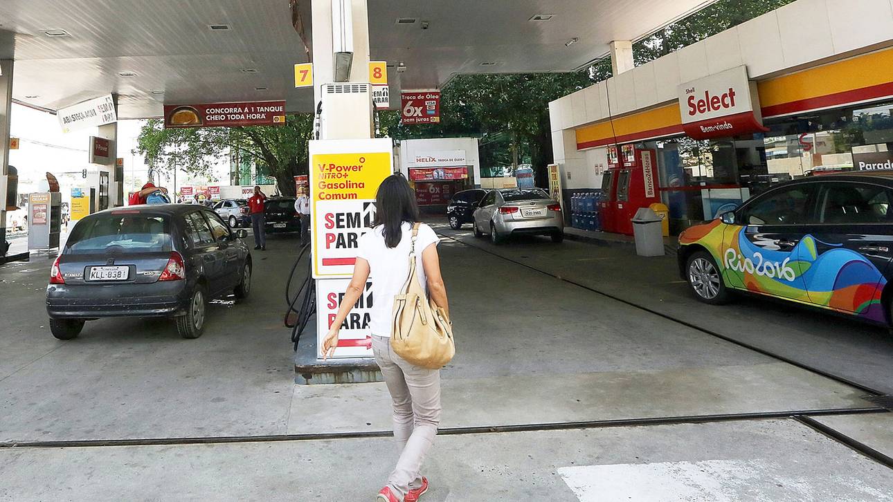 In dieser Shell-Tankstelle randalierte das amerikanische Schwimmer-Quartett