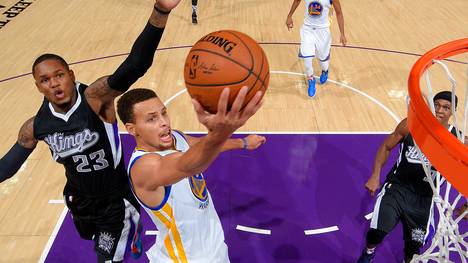 Stephen Curry gegen die Sacramento Kings