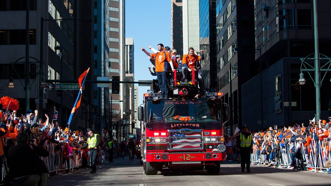 Broncos feiern riesige Party in Denver