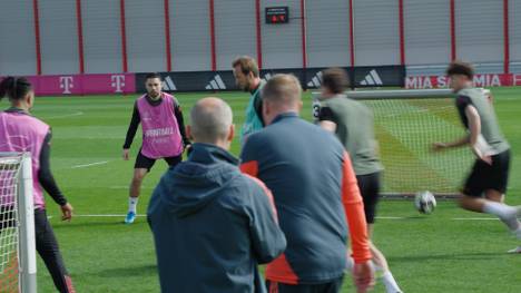 Harry Kane ist pünktlich zum Abschlusstraining wieder fit. Doch wie steht es um einen Startelfeinsatz gegen Real Madrid?