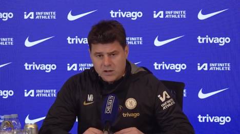 Chelsea-Trainer Mauricio Pochettino wurde in den vergangenen Jahren immer wieder mit Man United in Verbindung gebracht. Ein Journalist fragte ihn, ob er froh sei, nicht dorthin gegangen zu sein.