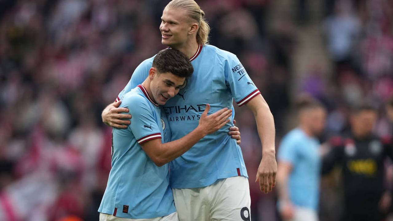 Transfermarkt: Julian Alvarez von Manchester City ein Kandidat im Bayern-Sturm?