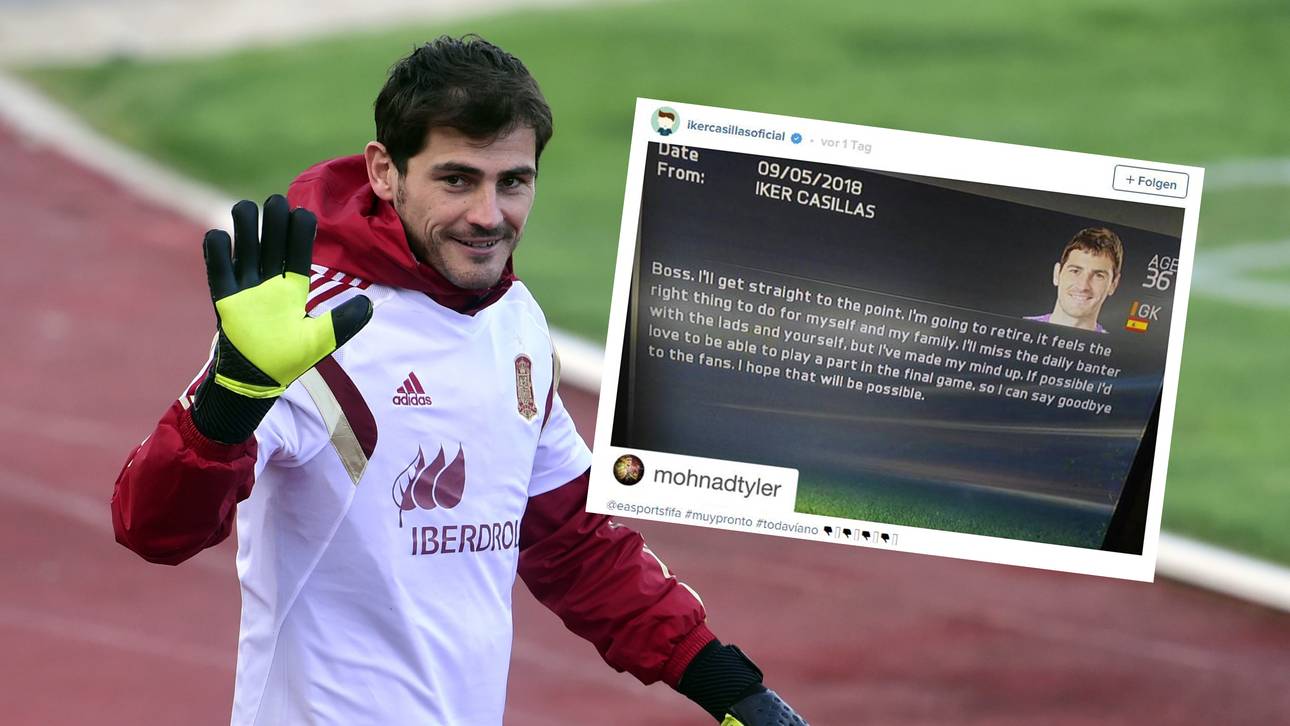 Casillas witzelt über Karriereende