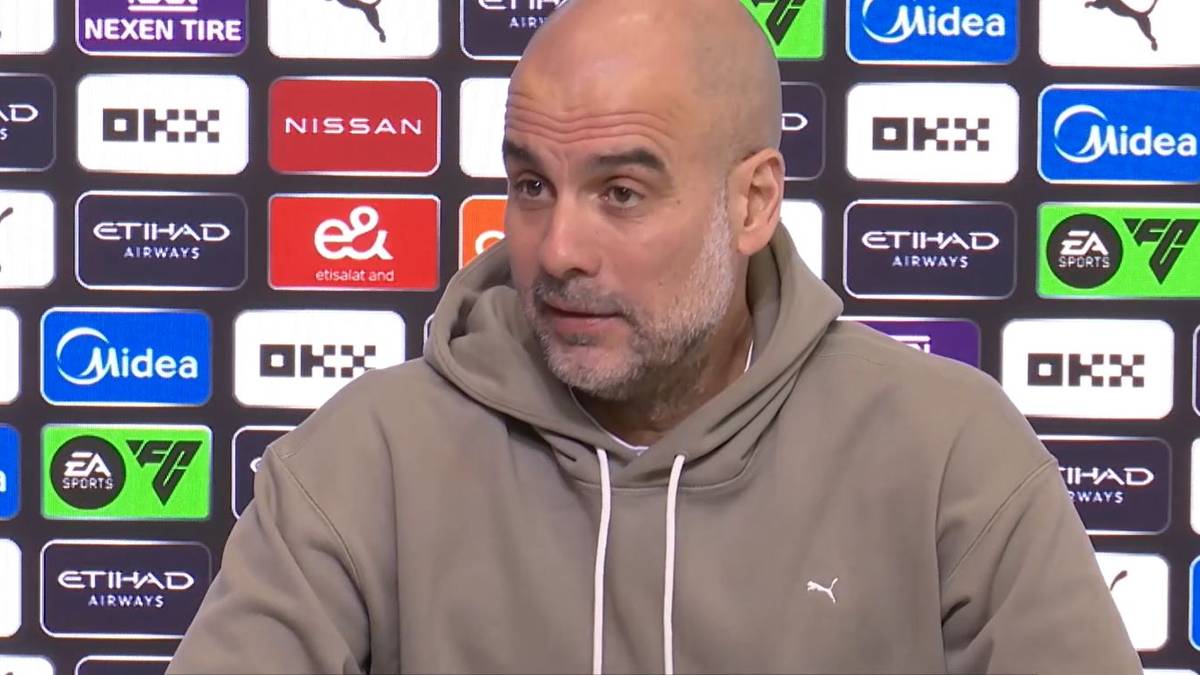 City-Trainer Pep Guardiola spricht vor dem Spitzenduell gegen den FC Liverpool über den Druck der auf den Trainer lastet und wie jeder Trainer anders damit umgeht.