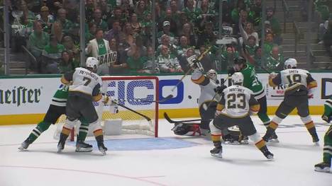 Die Vegas Golden Knights haben ihren ersten Matchball für eine Finalteilnahme um den Stanley Cup vergeben. Maßgeblich daran beteiligt war Dallas-Topscorer Jason Robertson mit einem Doppelpack.