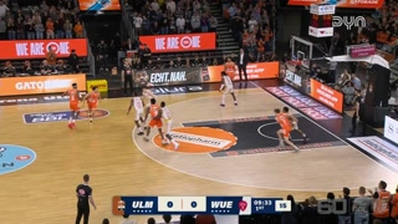 ratiopharm ulm - Fitness First Würzburg Baskets | BBL-Highlights im Video