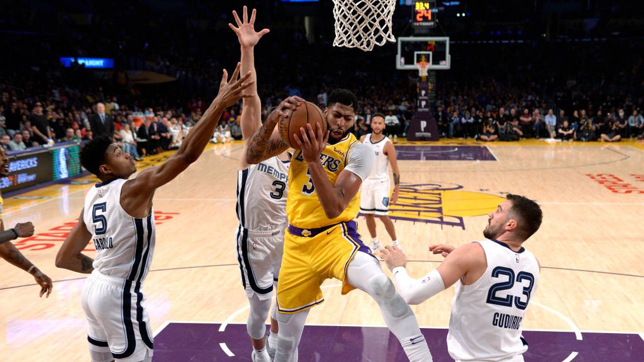 Irre Davis-Show bei Lakers-Triumph